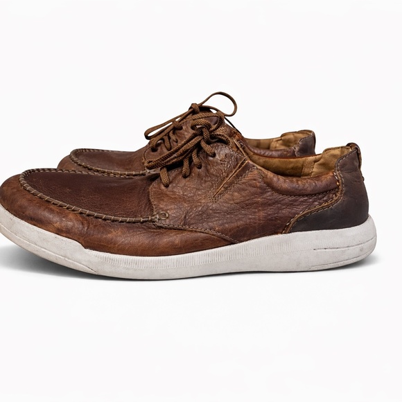 Clarks Other - Clarks Men's Driftway Low Dark Brown Leather Casual Comfort Shoes Size 11M​​​​